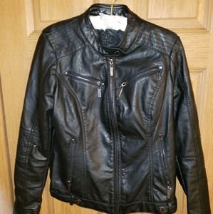 Jou Jou Leather-like Jacket